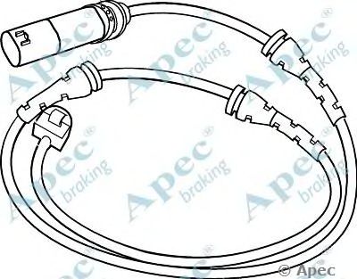 APEC BRAKING wir5278 -  Указатель износа, накладка тормозной колодки